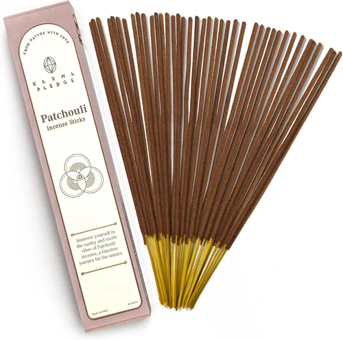 Miniatura 56 de Bakhoor - Varitas de incienso orgánicas sumergidas a mano, 100 varillas con hierbas naturales e ingredientes aromáticos, tiempo de combustión de 45