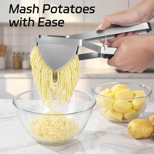 Miniatura 2 de SPEENSUN Potato Ricer, Heavy Duty Stainless Steel Potato Masher for Fluffy Mashed potatoes & Baby Food Dishwasher Safe, Easy Clean Ricer for