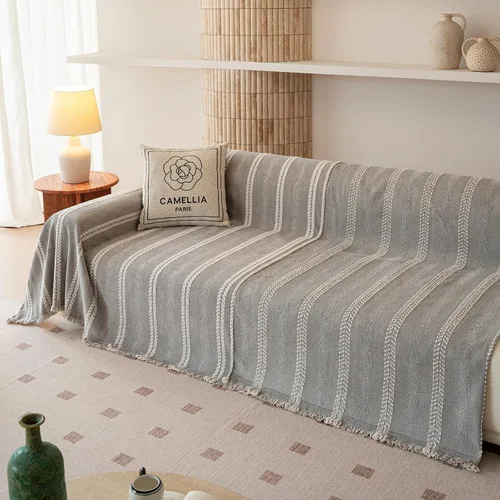 Miniatura 176 de VClife Fundas de sofá bohemio de felpilla para sofá seccional, fundas de sofá suaves y antideslizantes para sofá de 2 cojines, protector de muebles