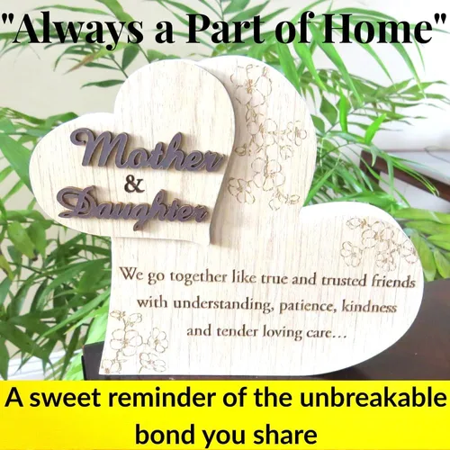 Miniatura 4 de UNIDECO Regalos especiales para el día de la madre, regalos del día de la madre para hija de mamá y papá, decoración de corazón para pared, regalo