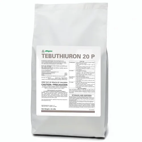 Alligare Tebuthiuron 20P herbicida para pastizales, pastos y hábitats de vida silvestre - Mata cepillo antes y después de la aparición - Control