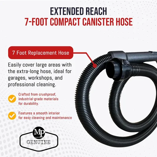 Miniatura 2 de Maresh Products - Manguera de vacío de repuesto para Eureka & Sanitaire Mighty Mite, SmartVac y Professional Series – Compatible con los modelos