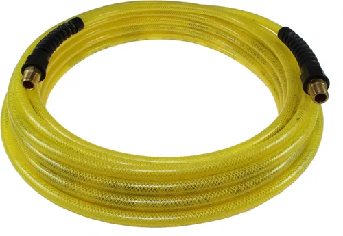 Miniatura 18 de Coilhose Pneumatics PFE40254T Flexeel Manguera de aire reforzada de poliuretano, diámetro interno de 0.25 pulgadas, longitud de 25 pies con (2)