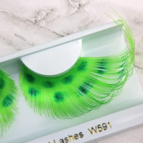 Miniatura 6 de Elegant Lashes QUEENIE Halloween Pride Rainbow colorido desfile pestañas postizas (negro)
