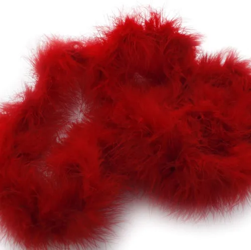 Miniatura 8 de HairBow Center LLC Boa de plumas de marabú flaco - 2 yardas - Negro