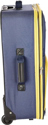Miniatura 3 de Rockland juego de 4 piezas de valijas con ruedas y bolsas para viaje, Marino), F32-NAVY