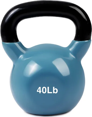 Miniatura 8 de JFIT Kettlebell Weights Vinyl Coated Iron