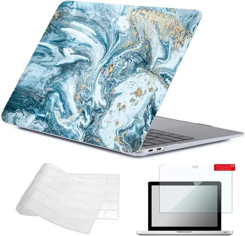 Miniatura 22 de Se7enline Funda compatible con MacBook Air de 15 pulgadas M4 M3 M2 2025 2024 2023 de 15.3 pulgadas con MacBook Air A2941/A3114/A3241 funda rígida
