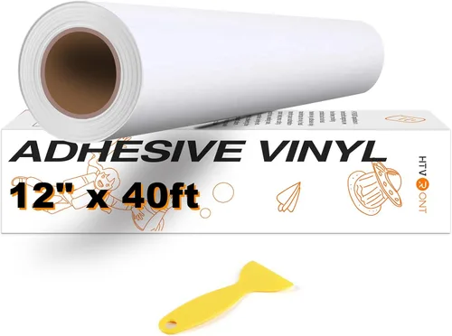 Miniatura 36 de Vinilo para Cricut – Juego de hojas de vinilo adhesivas permanentes – Hojas de vinilo de 12 x 12 pulgadas / 30.48 x 30.48 cm. y hojas de cinta