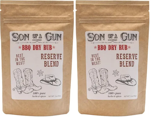 Miniatura 4 de Son of a Gun Seasonings - Reserve Blend BBQ Dry Rub, con sal, eleva tu experiencia de barbacoa con el mejor condimento multiusos para especias