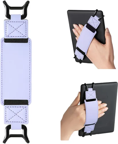 Miniatura 38 de CoBak Correa de Mano Segura para Kindle y Tabletas - Soporte de Dedo Versátil y Ligero para Kindle/Kobo/Voyaga/Lenovo/Sony E-Book Tablet de 6-7.5