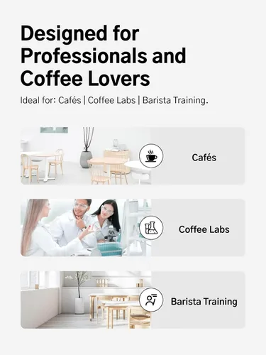 Miniatura 7 de Sistema de Control de Elaboración de Café – Refractómetro TDS de Café y Báscula Digital con Temporizador, Precisión de 0.02%, Resolución de 0.1g