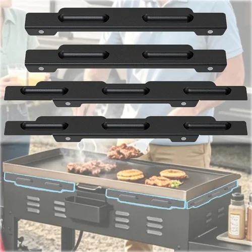 Miniatura 9 de Protector de viento magnético para plancha Blackstone de 22 pulgadas, compatible con accesorios de parrilla Blackstone, bloqueador de viento