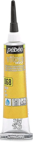 Miniatura 6 de Pebeo Vitrea 160, Juego de 10 Delineadores de Pintura para Vidrio, Tubos de 20 ml 0.67 fl oz (Paquete de 10)