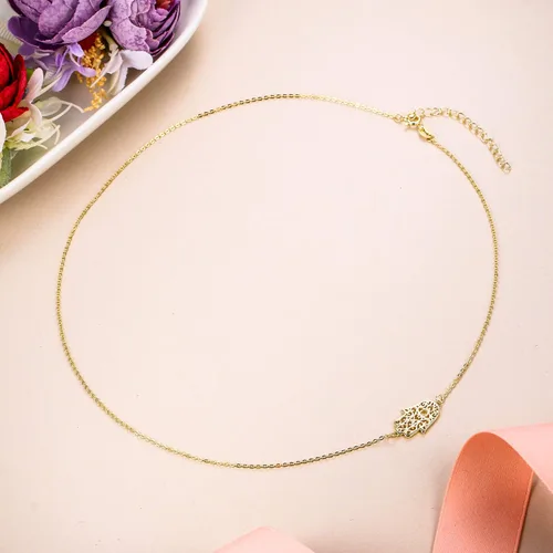 Miniatura 2 de EVER FAITH Gargantilla de plata de ley 925 con cadena ajustable para mujer