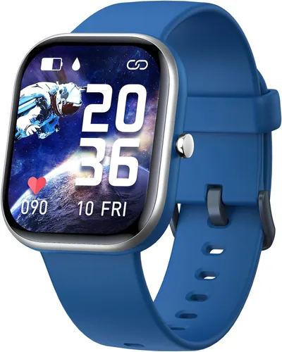 Reloj inteligente para niñas, resistente al agua IP68, reloj rastreador de actividad física con cara de 1.5 pulgadas, monitor de sueño de frecuencia