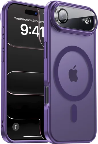 Miniatura 147 de Funda para iPhone 17 Pro Max con protector de lente de cámara [protección de grado militar de 10 pies] compatible con MagSafe a prueba de golpes
