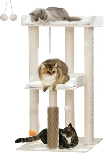 Miniatura 9 de FourFurPets Árbol para gatos resistente, árbol de gato de 67.7 pulgadas para gatos de interior grande y adulto, torre moderna para gatos grandes