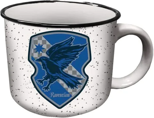 Spoontiques Taza de cerámica para caravana de Harry Potter, 14oz - Apta para microondas y lavavajillas, para bebidas frías y calientes - Ravenclaw