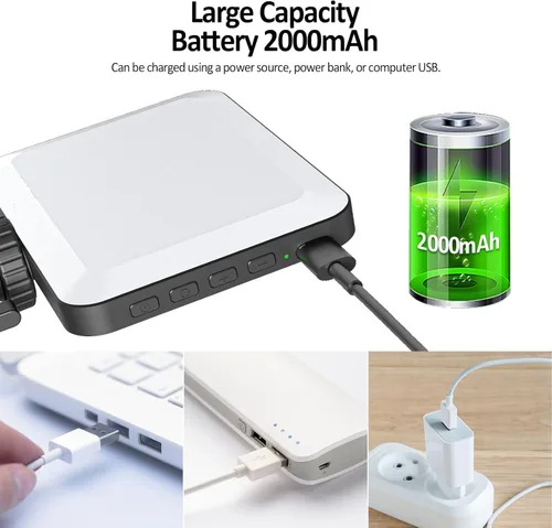 Miniatura 5 de XINBAOHONG - Luz recargable para selfie, luz de relleno con clip para teléfono, laptop, tableta, luz portátil para videoconferencia, transmisión