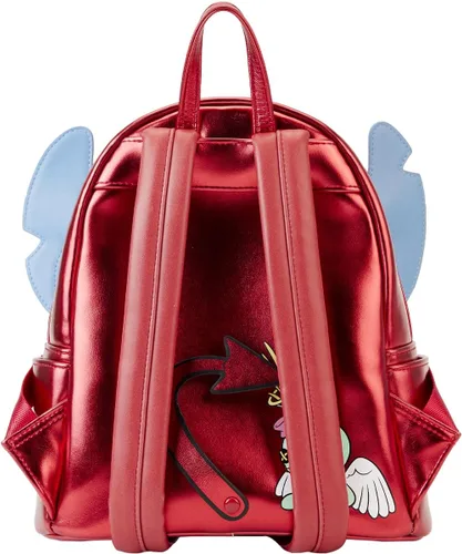 Miniatura 3 de Loungefly Disney Stitch Devil Mini mochila, Lilo and Stitch Halloween Fashion Bag, Multi, Mini mochila