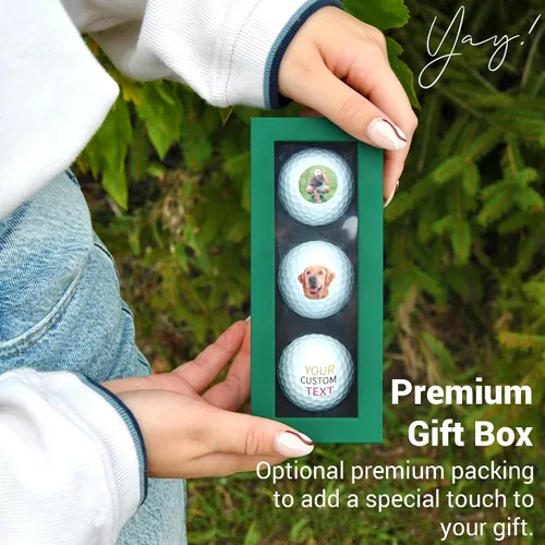 Miniatura 5 de Pelotas de golf personalizadas, regalos para hombres, pelota de golf personalizada con logotipo o foto, regalo personalizado para golfistas, papás