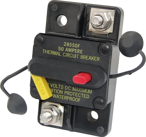 Miniatura 22 de Blue Sea Systems - Disyuntor 7035 Serie 187, montaje en panel, 25 A