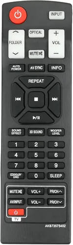 Miniatura 6 de AKB73575402 Reemplazo de control remoto para LG Sound Bar NB2420A NB2520A NB2530A NB3520A NB3530A NB3730A NB3531A NB3532A S33A1-D Sistema de barra