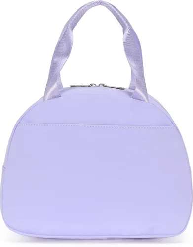 Miniatura 10 de abshoo Bolsa de almuerzo reutilizable para mujeres y niñas, bolsa de almuerzo aislada para la escuela, trabajo, picnic, viajes (azul claro)