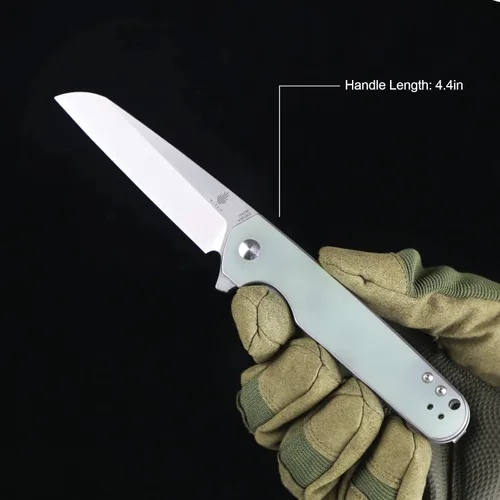 Miniatura 5 de Kizer LP EDC Cuchillo de bolsillo G10 Mango 154CM Cuchillo plegable de acero, Flipper Herramientas al aire libre V3610C2