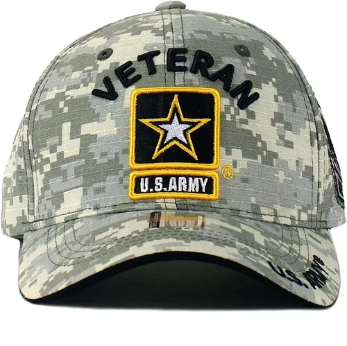 Miniatura 2 de Gorra de béisbol ajustable con licencia oficial del ejército de EE. UU