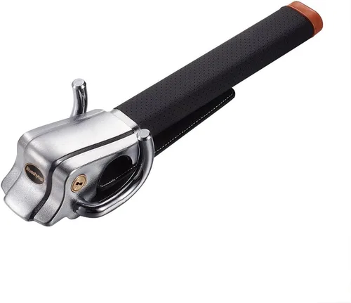 Blueshyhall Cerradura para volante de vehículo, dispositivos de bloqueo antirrobo, cerradura de seguridad resistente para automóvil, camión, SUV,