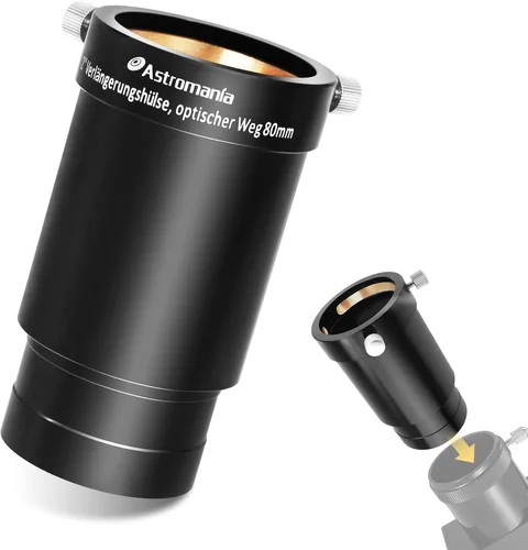 Miniatura 8 de Astromania Tubo de extensión adaptador de telescopio para ocular de 2 pulgadas, accesorios de telescopio de metal, tubo de extensión ocular