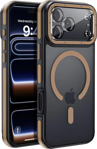 Miniatura 99 de Funda para iPhone 17 Pro Max con protector de lente de cámara [protección de grado militar de 10 pies] compatible con MagSafe a prueba de golpes