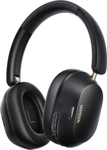 UGREEN HiTune Max5c - Auriculares inalámbricos híbridos con cancelación activa de ruido Bluetooth 5.4 ANC sobre la oreja, LDAC de alta resolución y