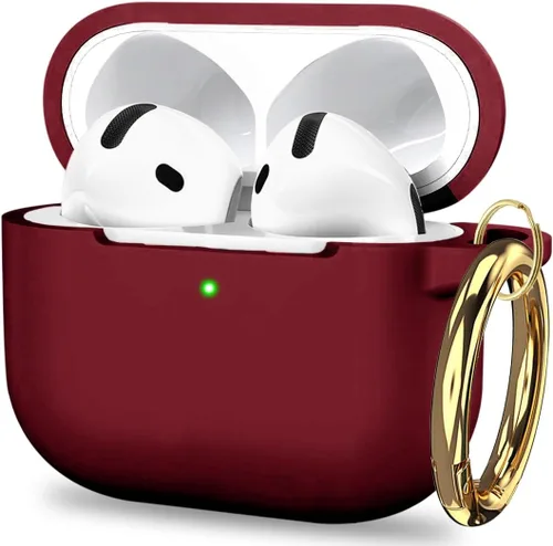 Miniatura 7 de Funda para Apple Airpods 4 – VOTILE Airpods 4 Fundas 2024 Funda de silicona para mujer iPod 4 auriculares inalámbricos Accesorios Fundas de carga Té