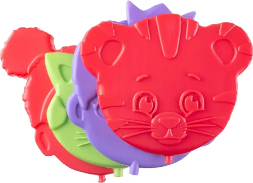 Miniatura 3 de Daniel Tiger & Friends - Paquetes de hielo duros para niños (paquete de 4 unidades) - Paquetes de congelador delgados y reutilizables - Enfriadores