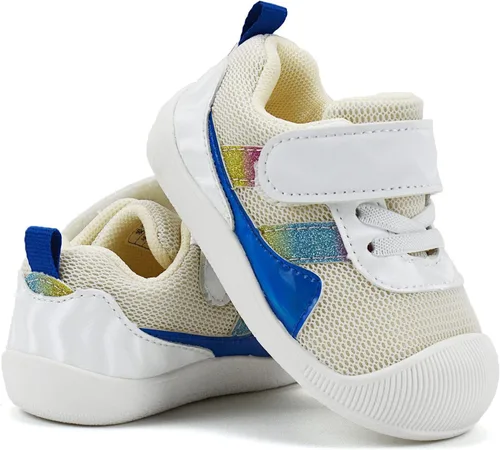Miniatura 4 de Zapatos para bebé niño y niña, zapatillas antideslizantes para bebés, transpirables, ligeros, primeros zapatos para caminar de niños pequeños, 6 12