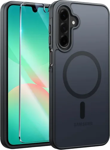 Miniatura 34 de FNTCASE - Funda para iPhone 16 Pro: magnética, mate, translúcida, de grado militar, protectora contra caídas, resistente, fina, duradera y a prueba