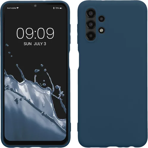 Miniatura 229 de kwmobile Funda compatible con Samsung Galaxy A23 4G / 5G - Funda de silicona TPU metálica suave y delgada - Rojo oscuro metálico