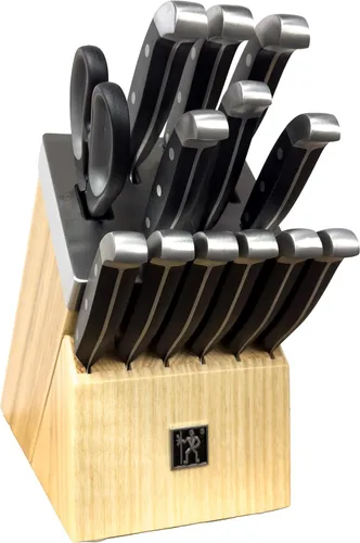 Miniatura 5 de Henckels International Statement - Juego de 20 cuchillos autoafilables negros