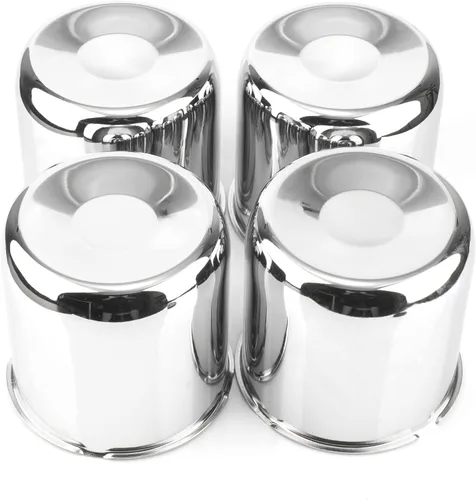 Miniatura 25 de RTrhinoTuning 4 piezas 3.31" 84mm tapas centrales a presión para rueda de camión y remolque, 3.31" de buje, 3.03" de alto, tapas centrales