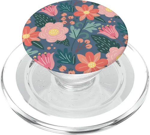 Miniatura 8 de Lindo Jardín Botánico Colorido Patrón Floral PopSockets PopGrip Swappable