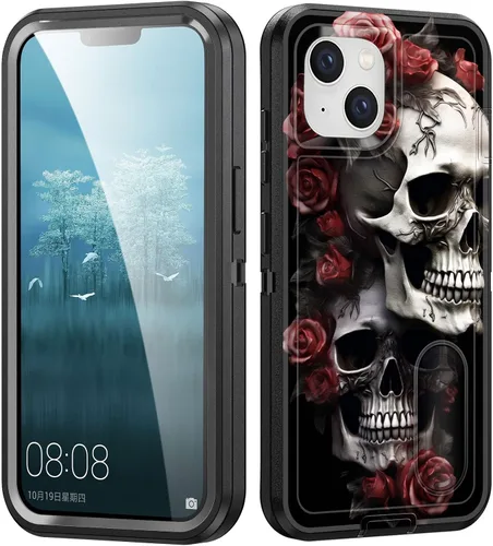 Miniatura 29 de Funda para iPhone Air con soporte integrado, a prueba de golpes, polvo y caídas, 3 capas, grado militar, funda protectora para iPhone Air de 6.5