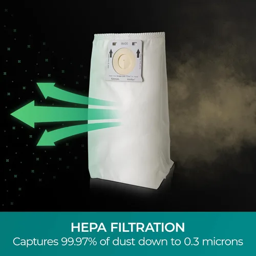 Miniatura 5 de Kenmore IB600 HEPA Reemplazo Intuition - Bolsas verticales para aspiradora BU4022, BU4020, BU4018, BU4050, BU3040, color blanco