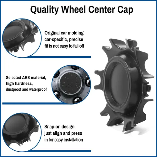 Miniatura 5 de para tapones centrales de rueda Toyota Tacoma 2019-2023 de 16 pulgadas con 6 radios PT946-35200-02 4260B-YQ030, tapones de rueda de 4