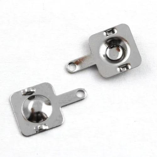 Miniatura 2 de 50pcs AAA Batería Positivo-Negativa Conversión Contacto Primavera Níquelado Placa 0.394x0.354 in
