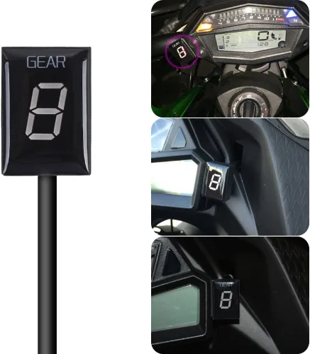 Miniatura 3 de Pantalla led roja con función plug & play con indicador de motor, impermeable, para Suzuki., Rojo