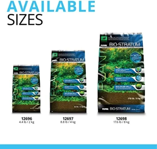 Miniatura 8 de Fluval 12696 Bio Stratum de suelo volcánico rico en minerales naturales para tanques plantados, 4.4 libras. Sustrato de acuario para un desarrollo