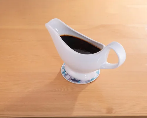 Miniatura 2 de Salsa, bote de salsa de 9.4 onzas, cuenco de salsa de 9.5 fl oz, plato de cerámica para servir, dispensador blanco (9.4 onzas)